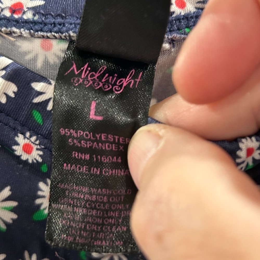 5 for $10 Ladies Midnight Cocoa sleep short Size L - Picture 3 of 3